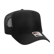 Solid Color OTTO 5-Panel Foam Mesh Back Trucker Hat