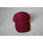 Adjustable Corduroy Baseball Hat