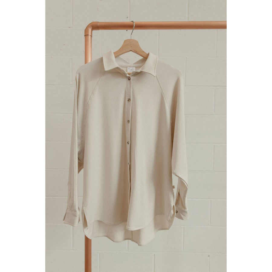Ladies Button Up Top