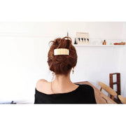 Geometric Gold Hair Clip, Thick Hair, Hair Accessories