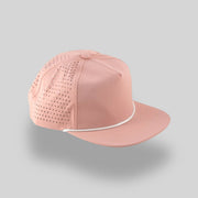 Perforated Nylon Ripstop Rosa Pink / White Rope