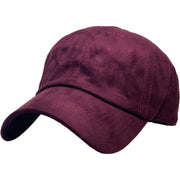 SUEDE BASEBALL CAP