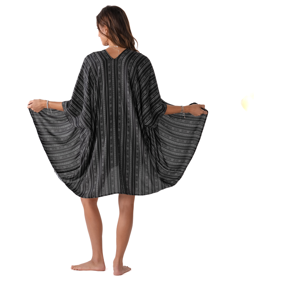 Akha Tribal Print Kimono