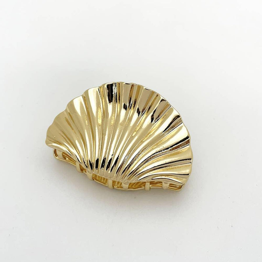 Shell-Shaped Metal Hair Claw Clips, Chic Hair Accessories