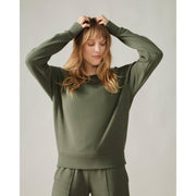 Sweatshirt self love - Moss
