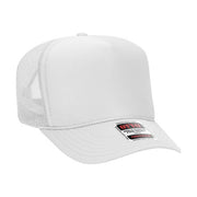 Solid Color OTTO 5-Panel Foam Mesh Back Trucker Hat