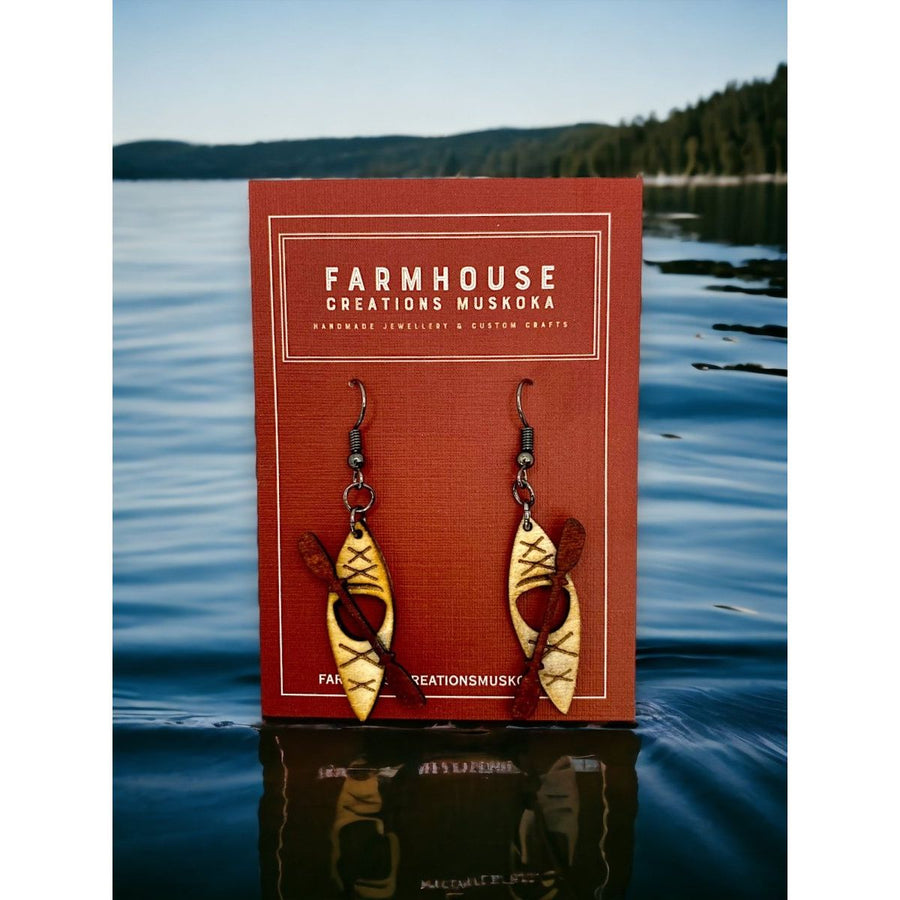 Kayak Earrings - Farmhouse Creations