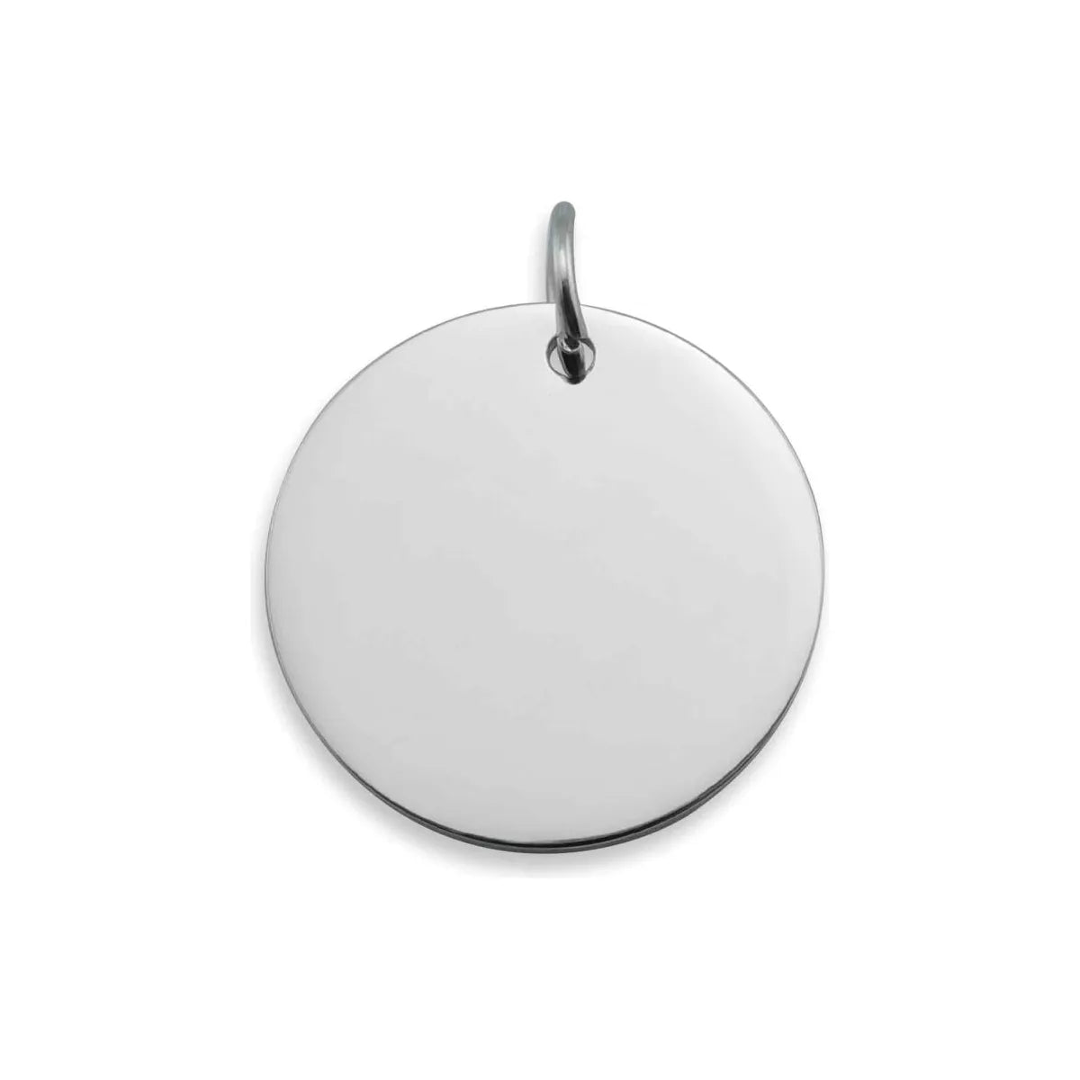 Polished Stainless Steel Round Pendant - Farmhouse Creations