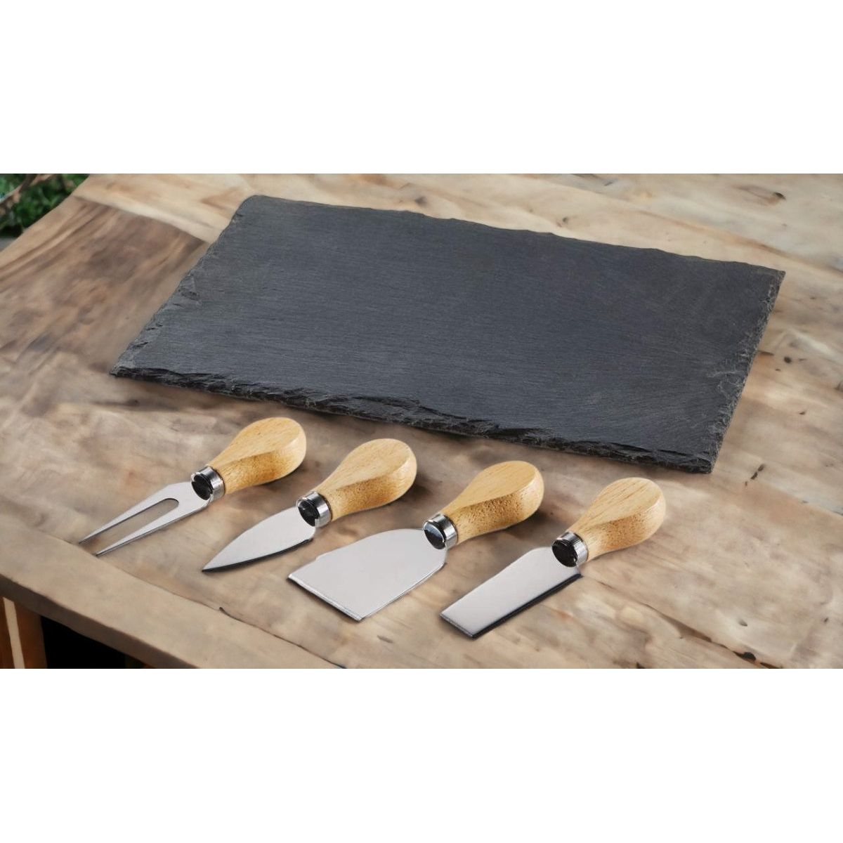 Slate Cheese Board and Knife Set - Farmhouse Creations