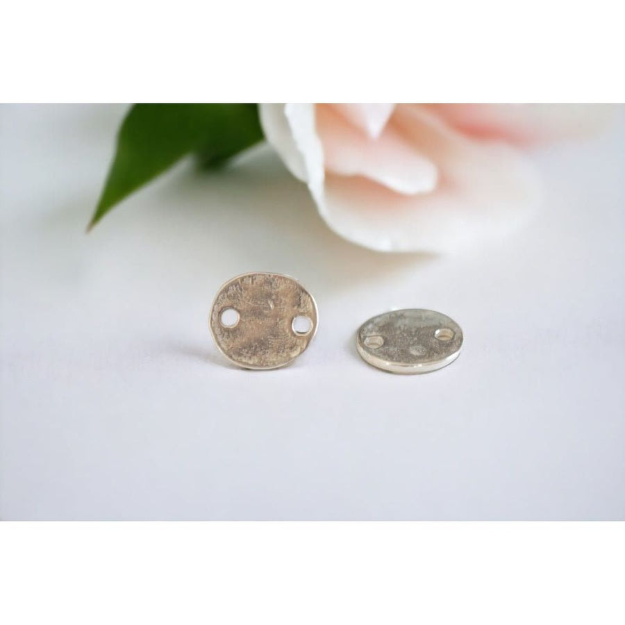 Sterling Silver Disc Connector - Farmhouse Creations