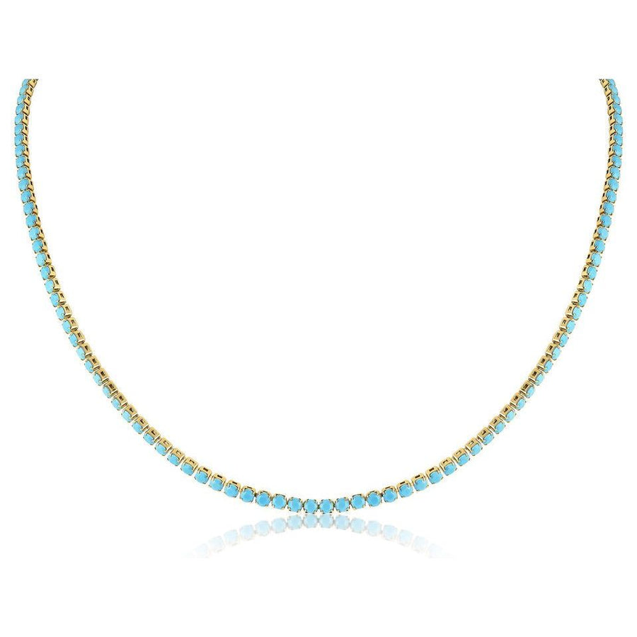 Turquoise Rhinestone Tennis Chain - Farmhouse Creations