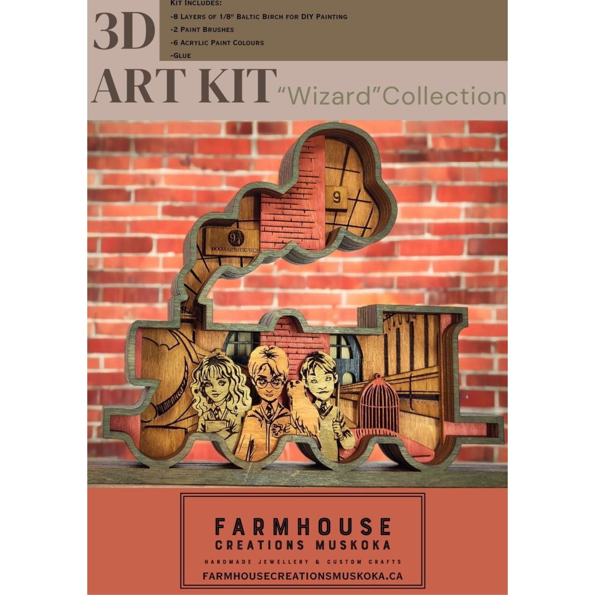 Wizard DIY Art Kit - Farmhouse Creations