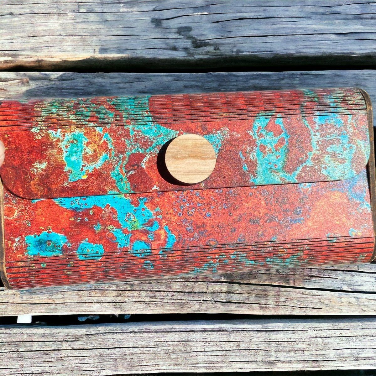 Wood "Copper" Clutch - Farmhouse Creations